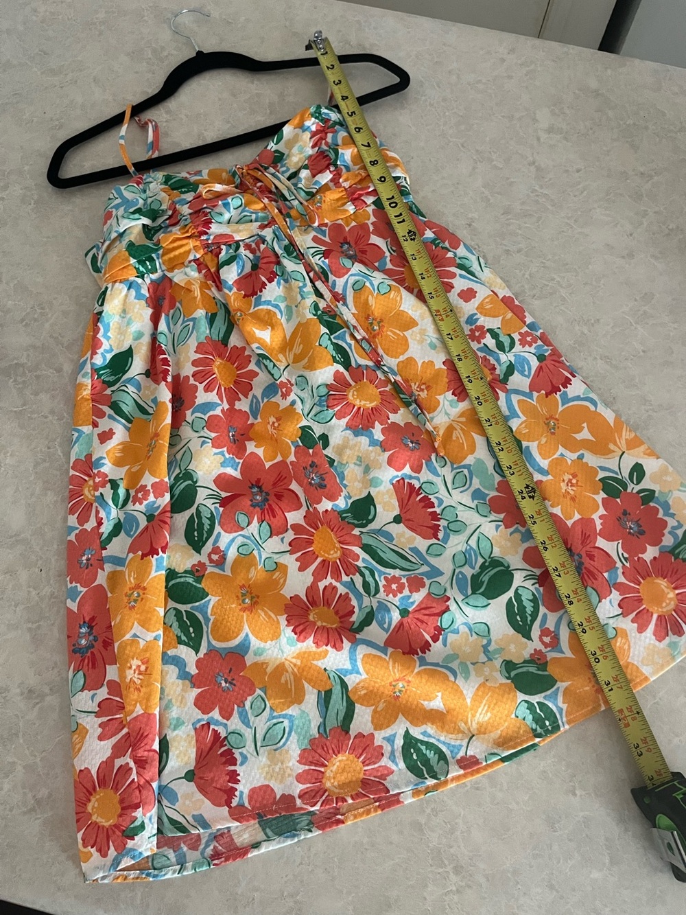Copper Key Yellow, Coral & Green Floral Maxi Skirt